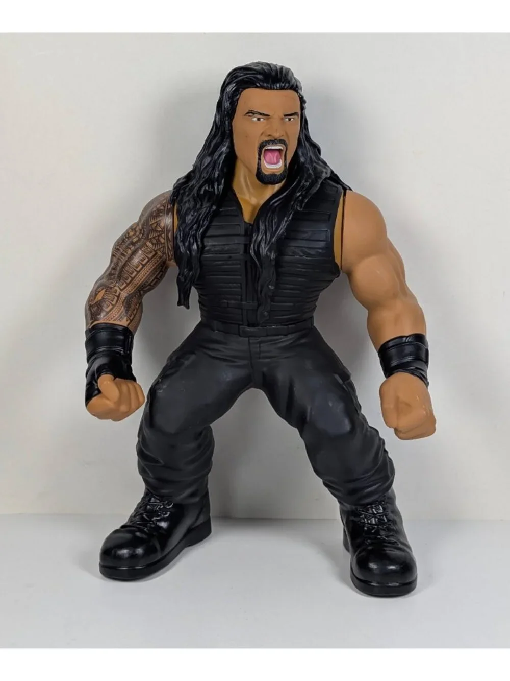 WWE 3-count Crushers Set Mattel John Cena Roman Reigns Talking Lot Wrestling